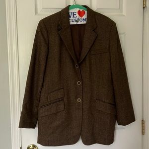 Vintage Jones New York Country Wool Pantsuit